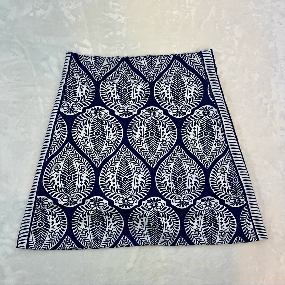 Gretchen Scott Skippy Skort Pocket Blue Floral Golf Tennis Pickleball Shrimp XXS